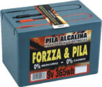 Pila FORZZA ALKALINA 9V. 365W. hora