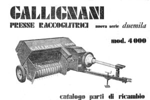 Descargar PDF Despiece Gallignani empacadora 4000