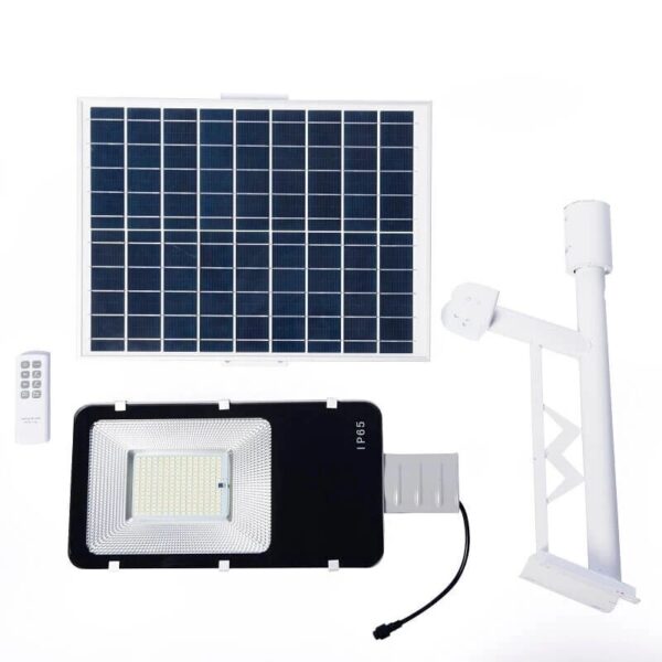 Farola LED solar 120W con placa solar