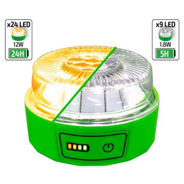 Luz de emergencia LED V16 Homologada