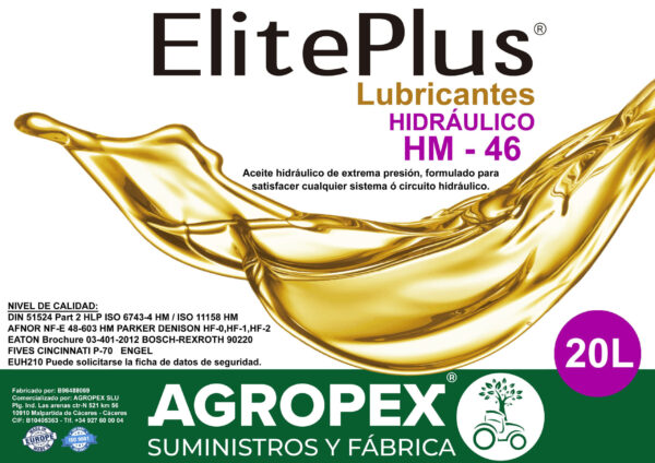 Aceite ElitePlus HM-46 - 20 Litros