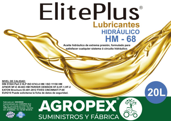 Aceite ElitePlus HM-68- 20 Litros