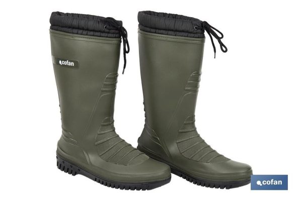 BOTA AGUA VERDE CON FORRO DE BORREGUITO 3