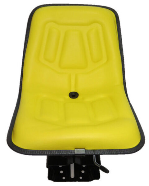 Asiento amarillo para tractor John Deere base inclinada