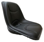 Asiento de cubeta RM450 PVC Negro Sin guias railes