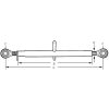Tercer punto Cat.-1 - 2 ------- 480 - 710 mm