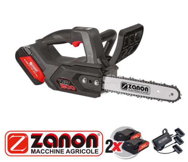 MOTOSIERRA ZANON ZP200 + 2 BATERIAS 5Ah