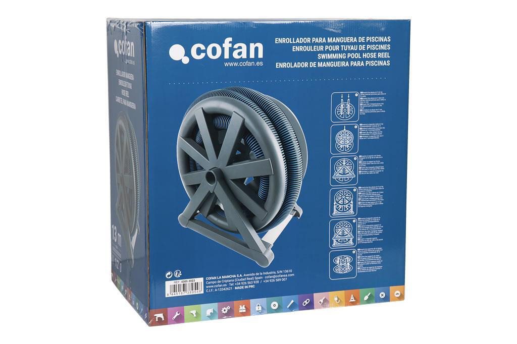 Enrollador de manguera para piscinas Manguera de 13 metros (5)