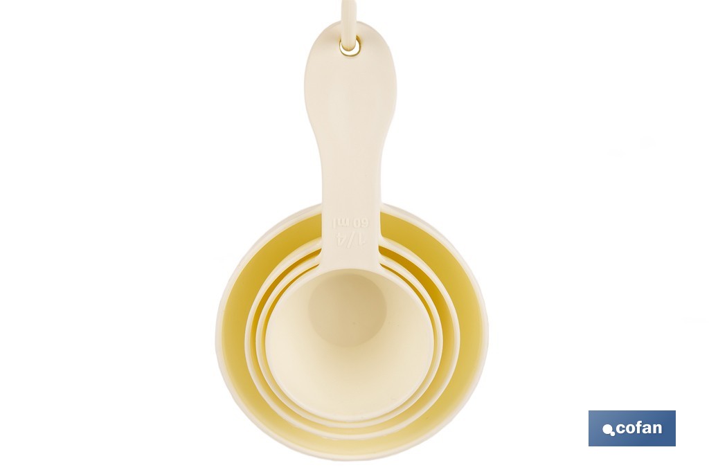 JUEGO DE 4 CUCHARAS MEDIDORAS 60 ML, 80 ML, 120 ML, 240 ML - Imagen 4