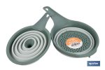 PACK DE EMBUDO Y COLADOR PLEGABLE VERDES