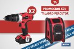 PACK DE TALADRO PERCUTOR (2 UDS.) Y ALTAVOZ BLUETOOTH