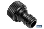 Adaptador de rosca | Hembra de polipropileno | Para manguera de jardín | Diferentes Medidas