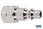 Conector de aire rosca hembra 1/2" | Acoplador rosca hembra BSP 1/2” para instalaciones neumáticas