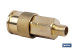 Enchufe rápido rosca macho 1/2" de Gran caudal