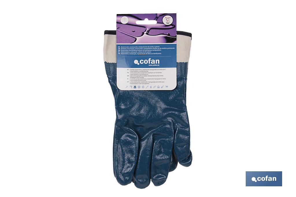 Guantes americanos de nitrilo azul | Para múltiples usos | Resistentes y duraderos | Cómodos y seguros - Imagen 2