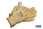 Guantes de piel de vacuno | Calidad estándar | Seguros y cómodos | Resistentes y duraderos