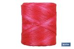 BOBINA HILO RAFIA/ 600 750 GRS ROJO