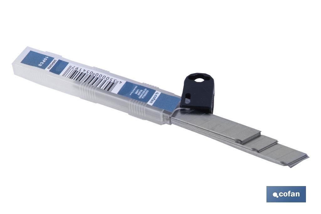 RECAMBIO 10 UDS. CUTTER METÁLICO (9 MM) - Imagen 2