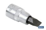 Llave de vaso de 1/4" | Fabricada en acero al cromo vanadio de alta calidad | Con punta Plana SL 7
