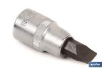 Llave de vaso de 3/8" | Fabricada en acero al cromo vanadio de alta calidad | Con punta Plana SL 12