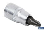 Llave de vaso de 3/8" | Fabricada en acero al cromo vanadio de alta calidad | Con punta Pozidriv 3