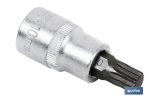 Llave de vaso de 1/2'' | Fabricada en acero al cromo vanadio de alta calidad | Con punta corta XZN 10