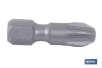 Puntas Phillips de atornillar en 1/4' | Con huellas desde PH 0, PH 1, PH 2 y PH 3 | Versiones de 25 y 50 mm de longitud