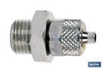 RECTO MACHO ROSCA METRICA T6/4 - M12X1,5