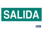 SEÑAL LUMINISCENTE 400X100MM.