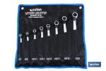 Set de llaves acodadas fabricadas en acero al cromo vanadio | Medidas de las llaves desde 6-7 mm hasta 30-32 mm