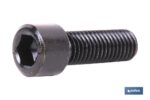 Tornillo allen DIN 912 | Cabeza cilindrica con hexágono | Clase 8.8 negro | Medidas desde M-4 hasta M-24