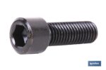 Tornillo Allen DIN 912 | Cabeza cilindrica con hexágono | Clase 12,9 negro | Medidas desde M-4 hasta M-18