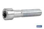 Tornillo Allen DIN 912 | Cabeza cilindrica con hexágono | Clase 8.8 zincado | Medidas desde M-4 hasta M-12