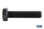 Tornillo con cabeza hexagonal DIN-933 | Rosca total | Clase 12,9 negro | Métricas desde M-6 hasta M-24