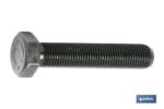Tornillo con cabeza hexagonal SAE DIN-933 | Rosca total | Clase 8.8 negro | Medidas desde 1/4" hasta 1"