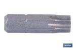 Punta para atornillador de Acero | Modelo 1/4" Torx | Longitud 25 y 50 mm
