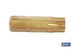 Punta para atornillador | Fabricado en Titanio | Modelo 1/4" Torx | Longitud 25 mm