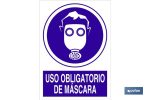 Uso obligatorio de máscara