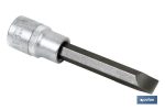 Llave de vaso de 1/2" | Fabricada en acero al cromo vanadio de alta calidad | Con punta larga SL 10