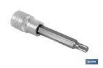 Llave de vaso de 1/2" | Fabricada en acero al cromo vanadio de alta calidad | Con punta larga XZN 10