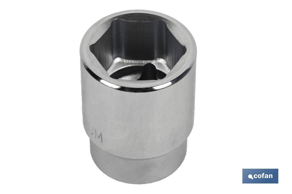 LLave de Vaso métrico 1" | 6 caras hexagonal | Medidas desde 36 a 80 mm