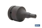 Vaso de impacto Hexagonal de 1" | Modelo Macho | Disponible en varias medidas
