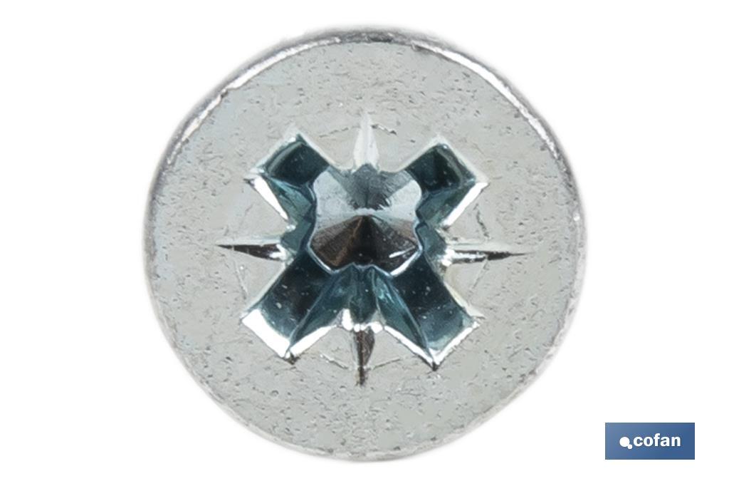 Tornillo rosca madera | Pozidrive DIN Zincado 7505A | Diferentes medidas - Imagen 4