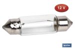 Lámpara plafonier C10W (11 x 38 mm) 12 V