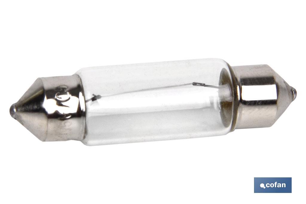 Lámpara plafonier C10W (11 x 38 mm) 12 V - Imagen 3