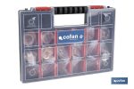 MALETIN 400 ARANDELAS DE COBRE