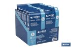 Expositor de cajas dispensadoras de guantes de nitrilo sin polvo | Expositor con 12 cajas de 30 unidades | Tres tallas diferentes