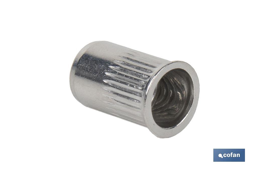 Tuercas remachables ranuradas de cabeza reducida A-2 | Amplia variedad de métricas - Imagen 4