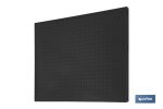 Panel de herramientas perforado | Tablero de acero | Incluye 8 ganchos y material de fijación | Disponible en diferentes medidas