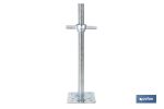 BASE SOPORTE NIVELADORA DE ANDAMIO DE 34 X 500 MM